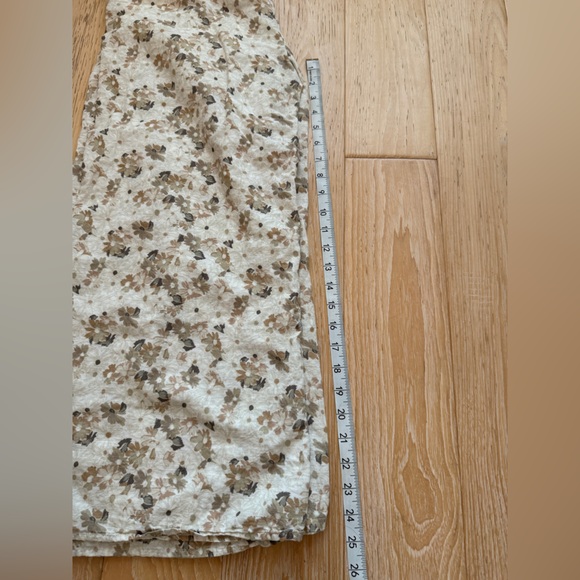 Something‎ Navy linen top pants size XL Lagenlook Earthy Old Money Boho floral - Picture 6 of 15